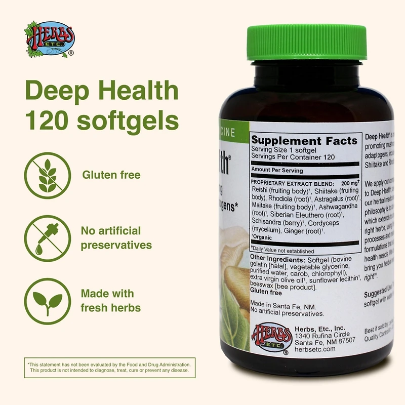 Deep Health 120 Ct. Herbs Etc