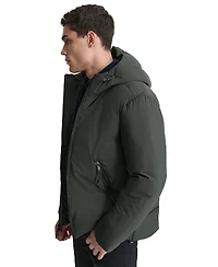 Dkny Men's Hooded Full-Zip Jacket