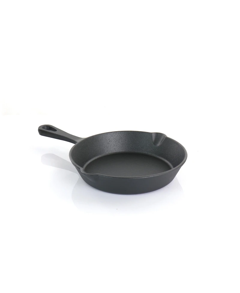 MegaChef Pre-Seasoned Cast Iron 5-Piece Kitchen Cookware Set, Pots and Pans