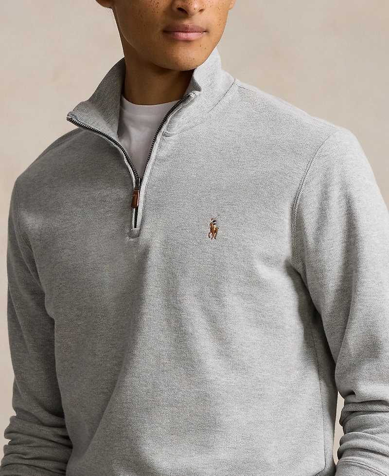 Polo Ralph Lauren Men's Estate-Rib Cotton Quarter-Zip Pullover