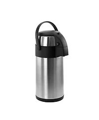 MegaChef 3 Quart Stainless Steel Airpot Hot Water Dispenser for Coffee and Tea
