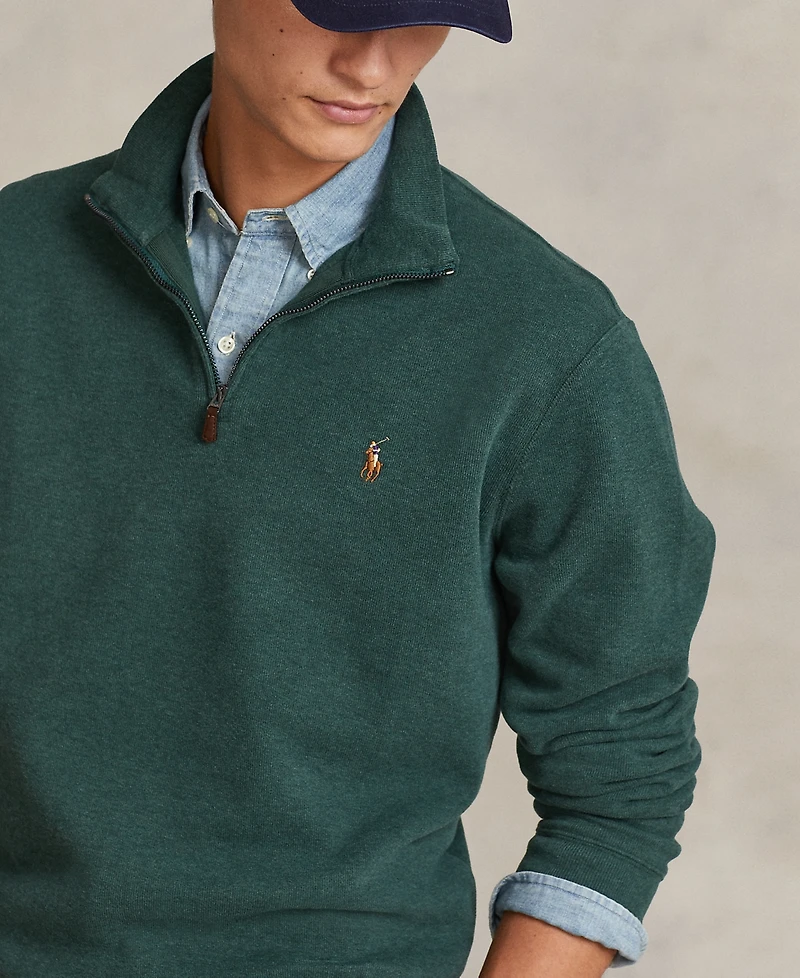 Polo Ralph Lauren Men's Estate-Rib Cotton Quarter-Zip Pullover