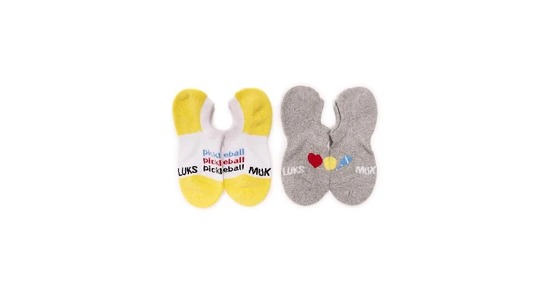 Muk Luks Women's Set of 5 Pickleball No Show Socks