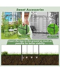 Skonyon Birdcage Shape Gazebo for Climbing Plants and Wedding Ceremony Decoration
