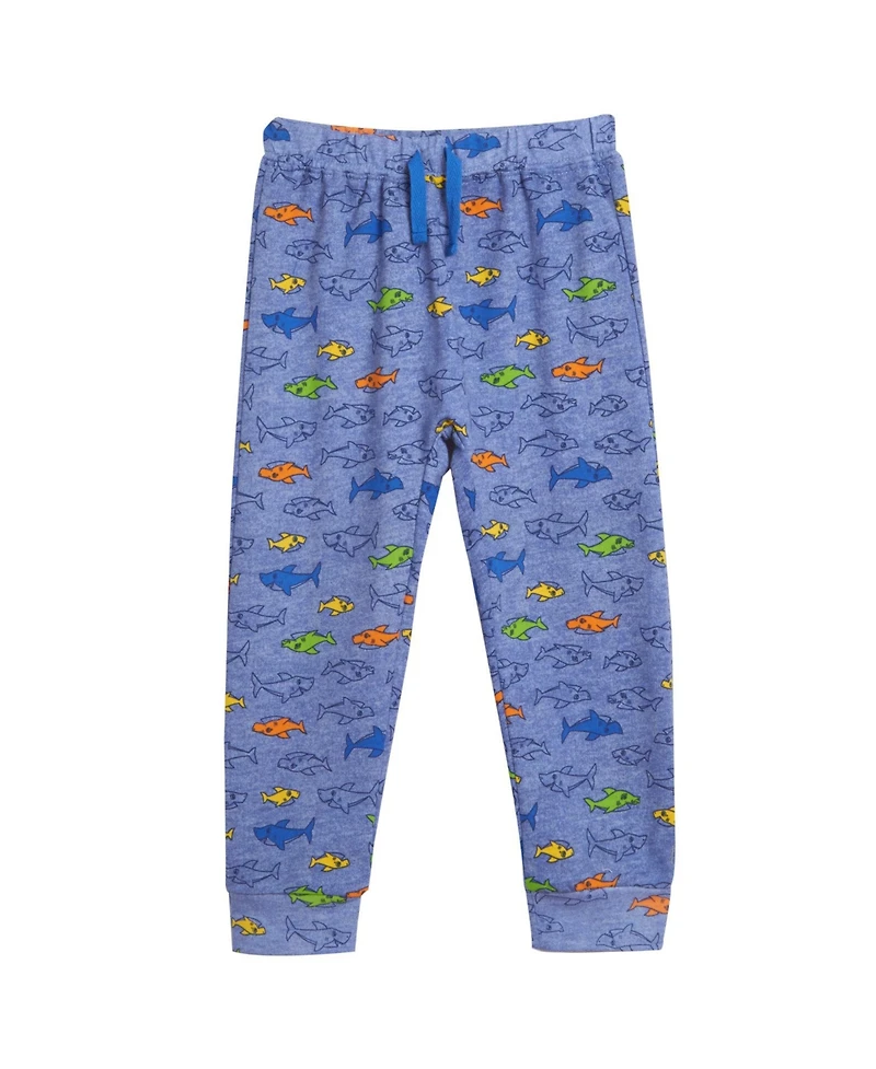 Baby Shark Baby Boys Pinkfong Shark Pullover Costume Hoodie and French Terry Pants Outfit Set