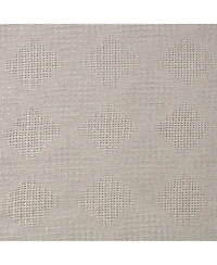 Chanasya Premium 2-Panel Diamond Textured Semi Sheer Curtain Panels - 3-in-1 Back Tab, Rod Pocket