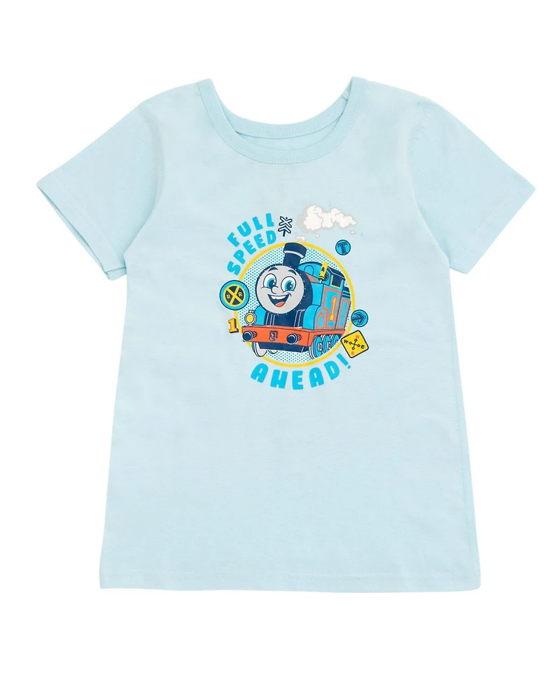 Thomas & Friends Toddler Boys Tank Engine 2 Pack T-Shirts to
