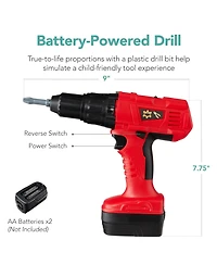 Best Choice Products Pretend Play Kid's Workbench, Child's Construction Toy Set w/ 150 Accessories, Electric Drill