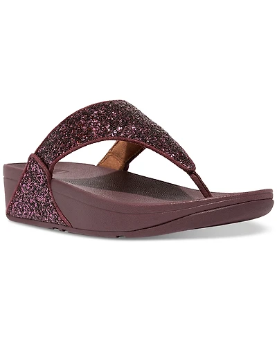 FitFlop Women's Lulu Glitter Toe-Thongs Sandal