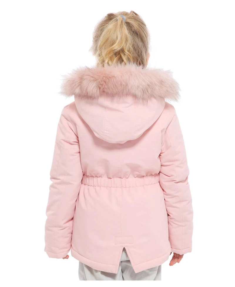 Rokka&Rolla Girls Parka Jacket with Insulated Hood