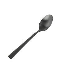 MegaChef Cravat 20 Piece Flatware Utensil Set, Stainless Steel Silverware Metal Service for 4 Matte Black