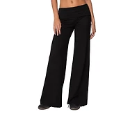 Edikted Womens Wide Leg Fold Over Pants