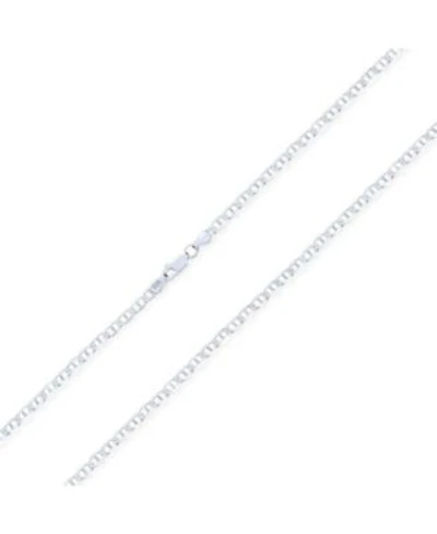 Bling Jewelry Solid Heavy .925 Sterling Silver 4679mm Marina Anchor Nautical Mariner Chain Link Necklace 16 18 20 24 Inch
