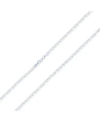 Bling Jewelry Solid Heavy .925 Sterling Silver 4679mm Marina Anchor Nautical Mariner Chain Link Necklace 16 18 20 24 Inch