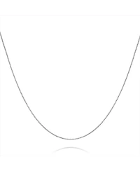 Bling Jewelry Fine Italian Rolo Link Cable Chain Necklace 14K Yellow Plated Silver 16-24 Inch