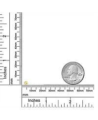 Bling Jewelry Delicate Simple Tiny Classic Round Ball Stud Earrings 14K Yellow Gold