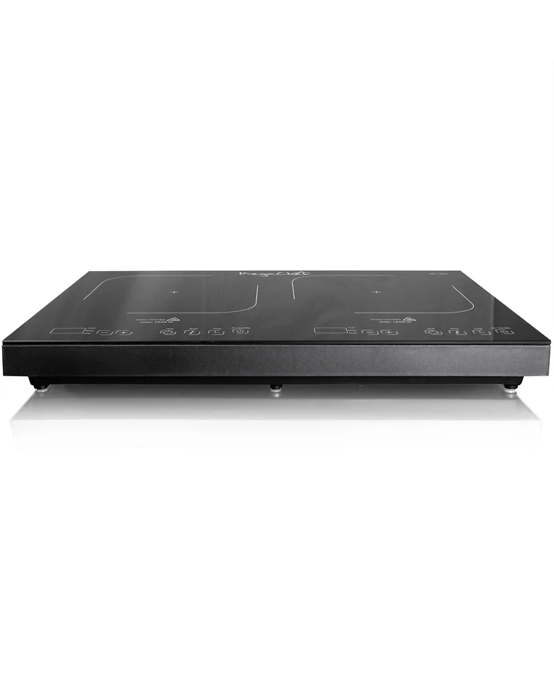MegaChef 1400 Watt Dual Induction Cooktop