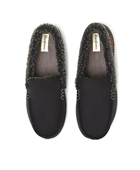 Dearfoams Men's Alexander Microsuede Moccasin House Shoe Slipper