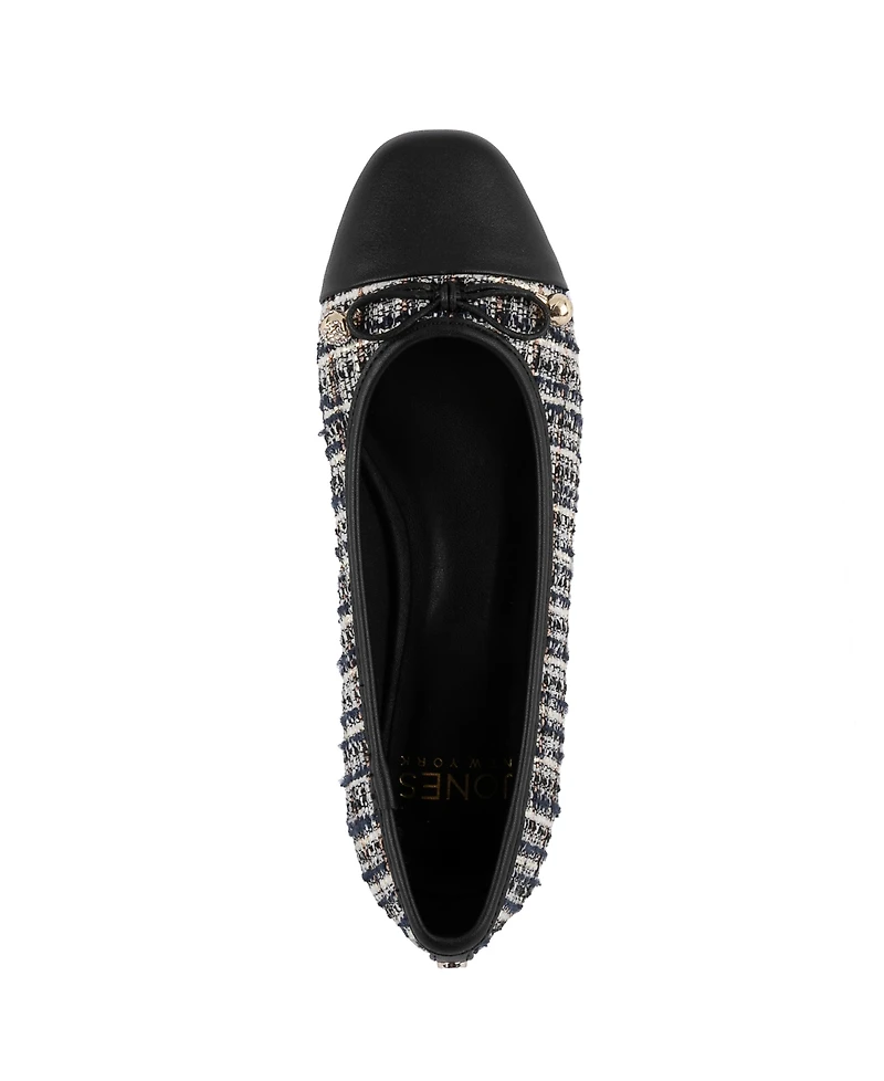 Jones New York Women's Marios Snip Cap Toe Ballet Flats