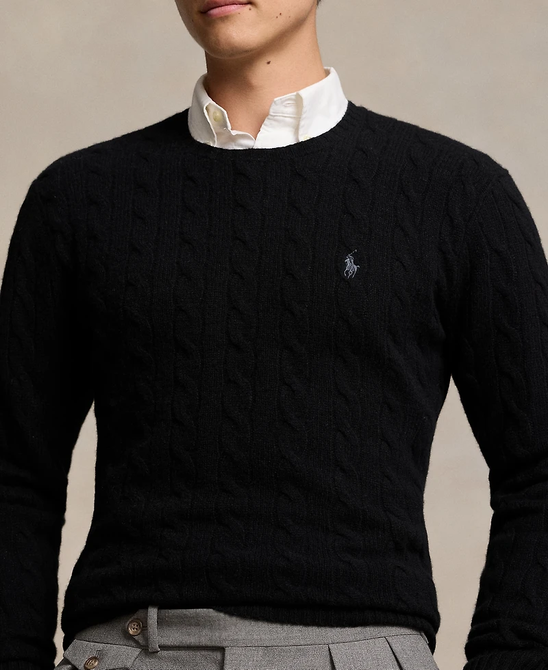 Polo Ralph Lauren Men's Wool-Cashmere Cable-Knit Sweater