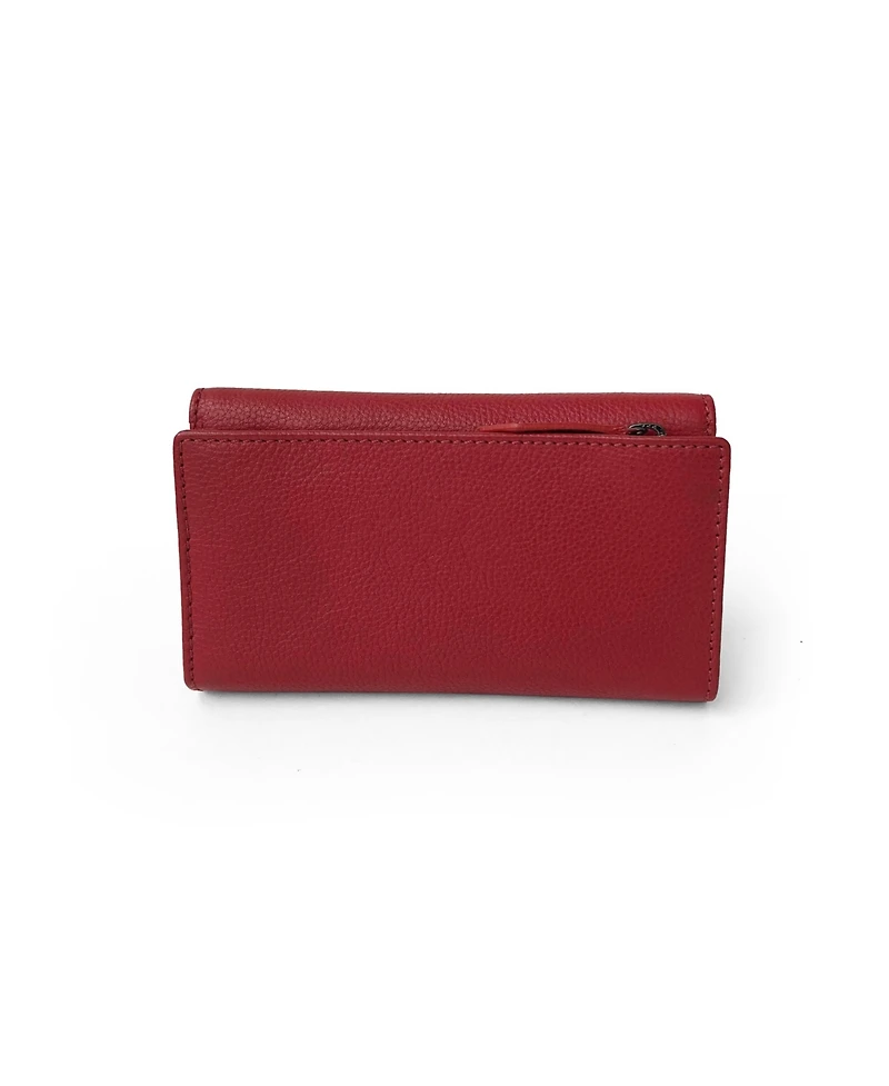 Club Rochelier Ladies Medium Full Leather Clutch Wallet