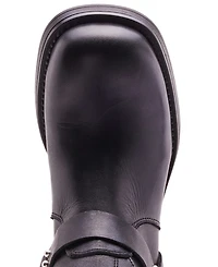 Steve Madden Women's Rocky Knee-High Buckled Moto Boots