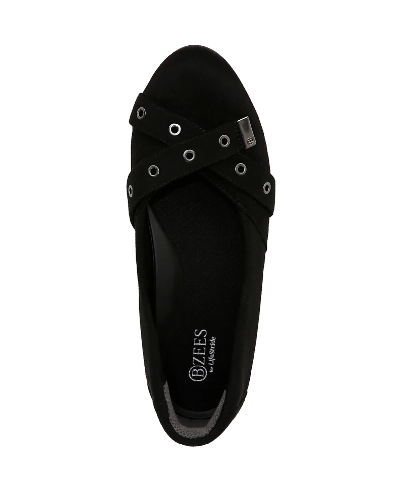 LifeStride Women's Kira Washable Round Toe Ballet Flats