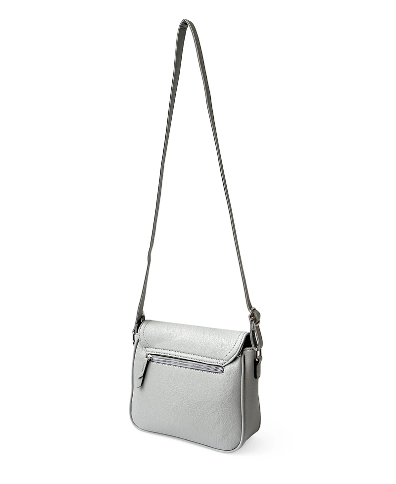 Ladies Crossbody Bag with Front Flap