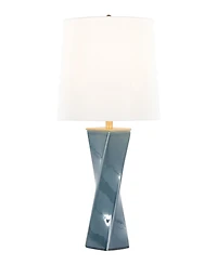 LumiSource 27" Ceramic Grandview Gallery Curvo Square Table Lamp