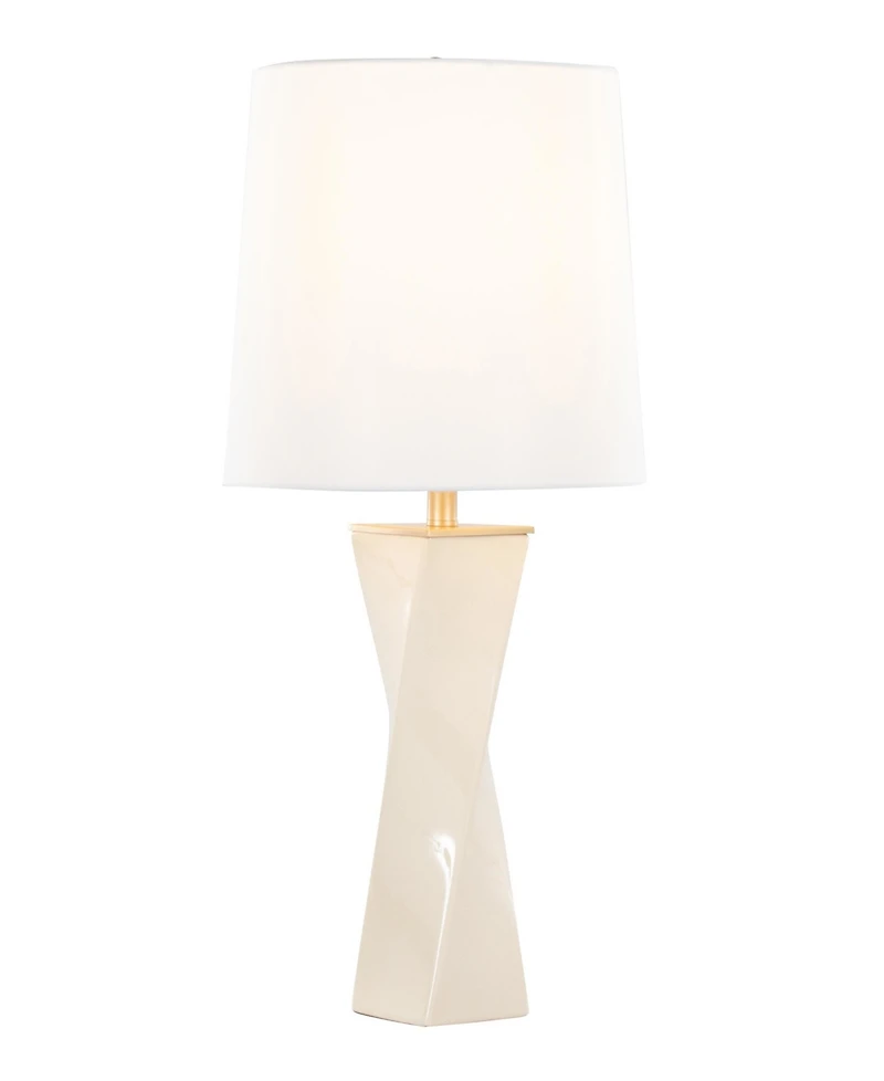 Lumisource 27" Ceramic Grandview Gallery Curvo Square Table Lamp