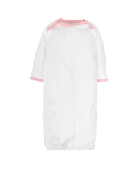 Gerber Baby Girls 4-Pack Gowns, Golden Floral, 0-6 Months