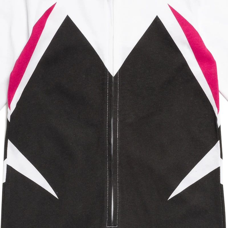 Spider-Man Toddler Girls Marvel Spider-Gwen Ghost Spider Zip Up Cosplay Coverall Newborn to