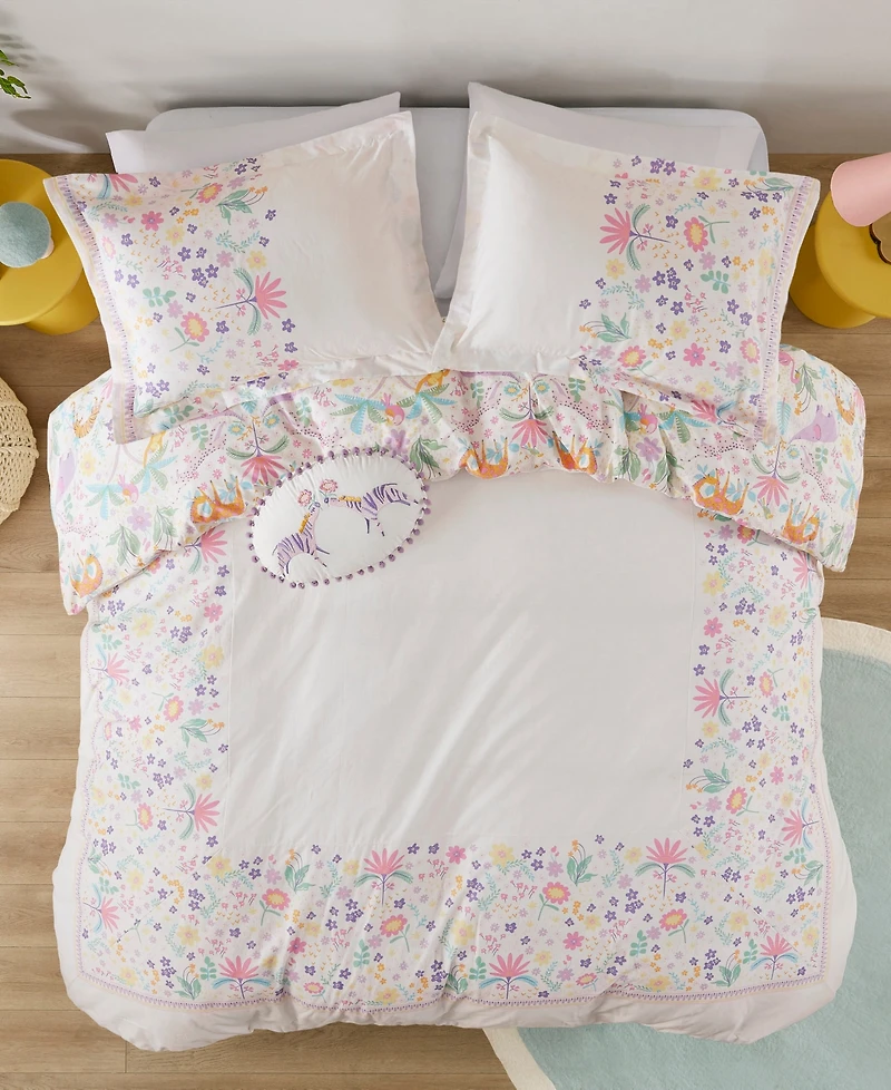 Intelligent Design Lulu Floral Reversible 3-Pc. Duvet Cover Set, Twin