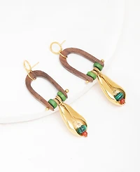 Nectar Nectar New York 18K Gold Plated Natura Dangle Earrings