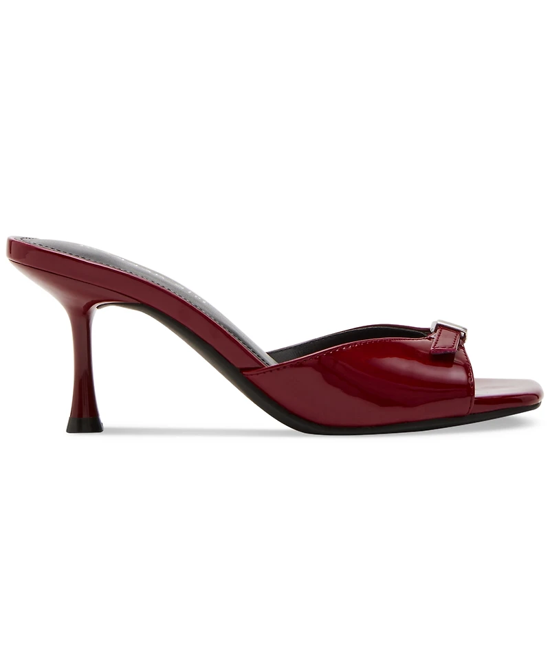 Madden Girl Dawn Buckled Stiletto Dress Mules