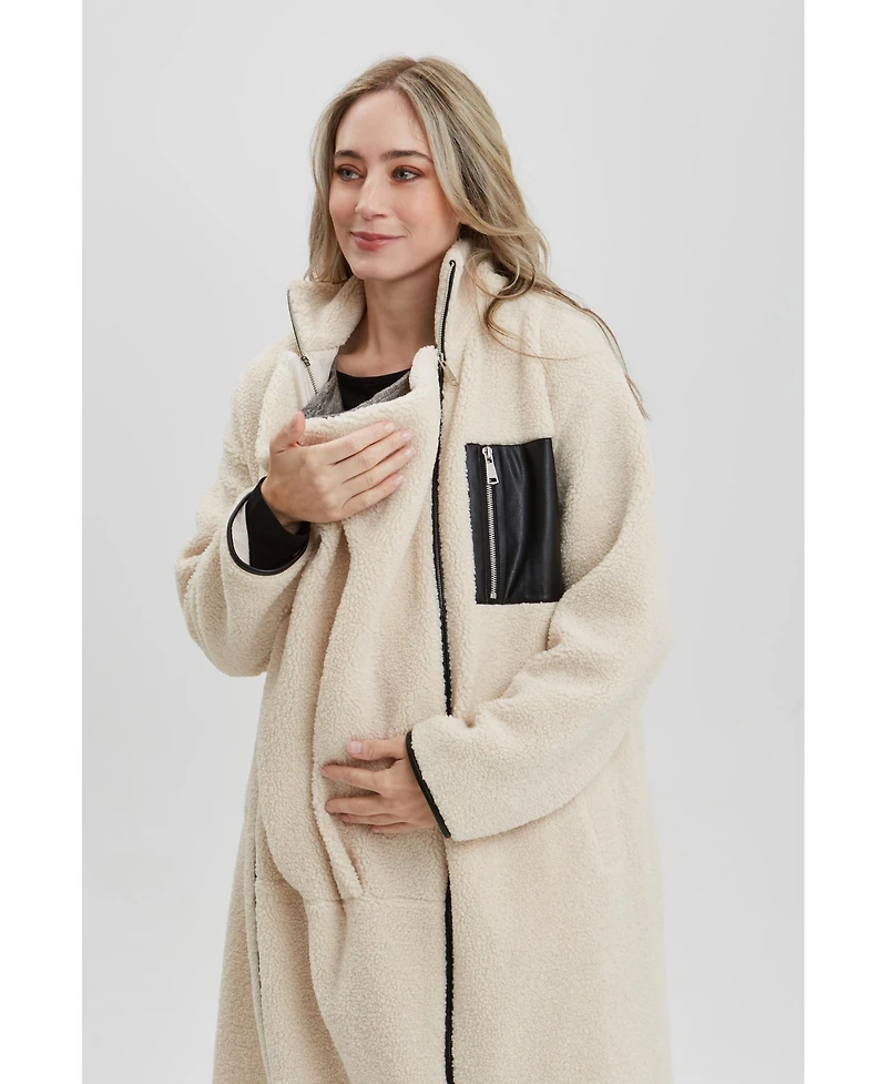 Nom Maternity Teddi Coat