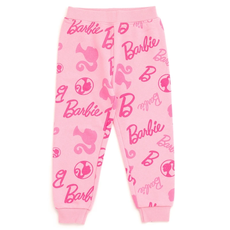 Barbie Toddler Girls Fleece Sweatshirt and Jogger Pants Outfit Set
