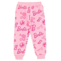 Barbie Toddler Girls Fleece Sweatshirt and Jogger Pants Outfit Set