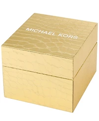 Michael Kors Men's Limited-Edition Maritime Three-Hand Black Silicone Watch 45mm