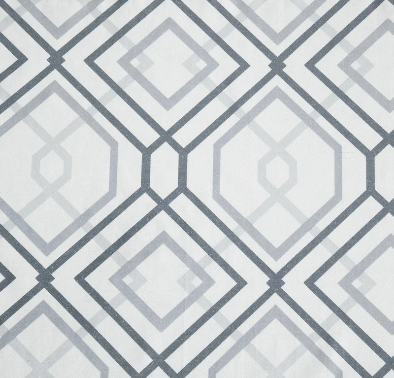 Kate Aurora Coordinating 4 Piece Geometric & Solid Curtain Set - 38 in. W x 96 L, Aqua