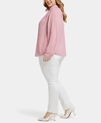 Nydj Plus Modern Blouse