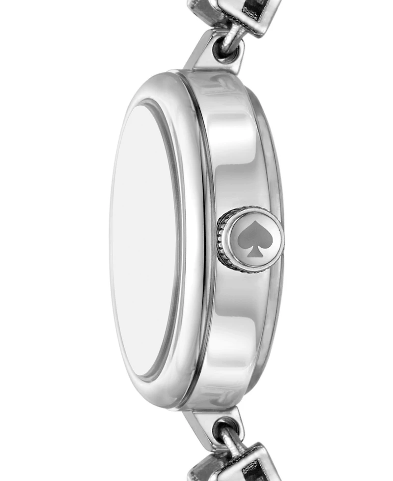 Kate Spade New York Women's Monroe Silver-tone Stainless Steel Star Bracelet Watch 20mm