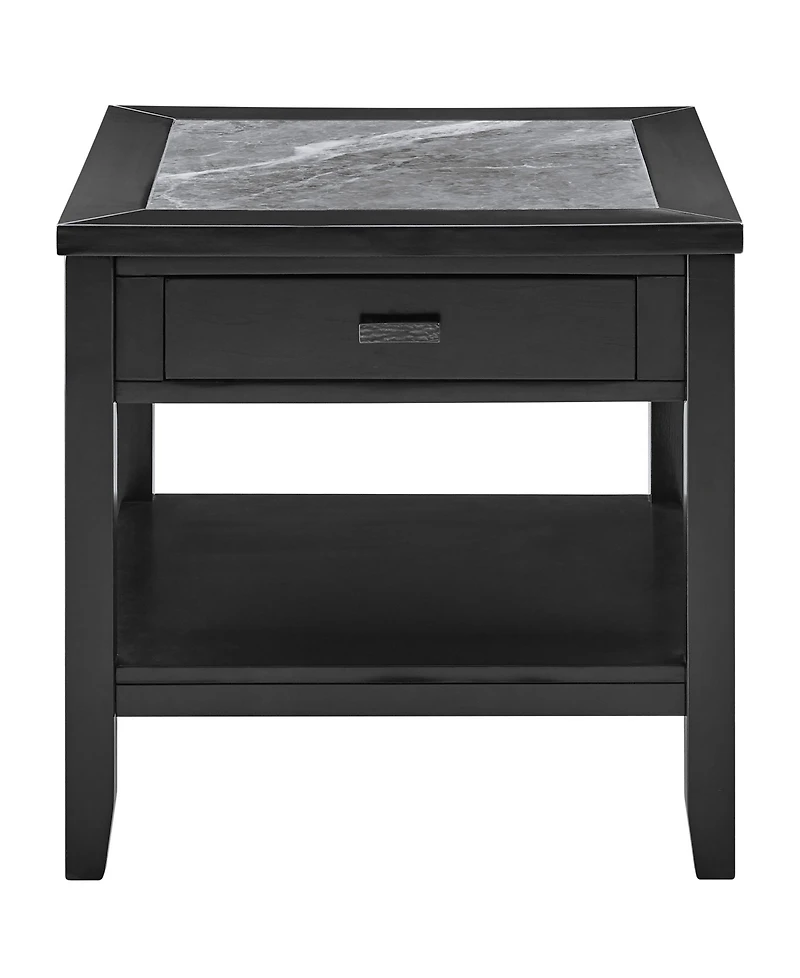 Garvine 25" Wood End Table