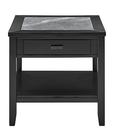 Garvine 25" Wood End Table