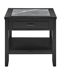 Garvine 25" Wood End Table