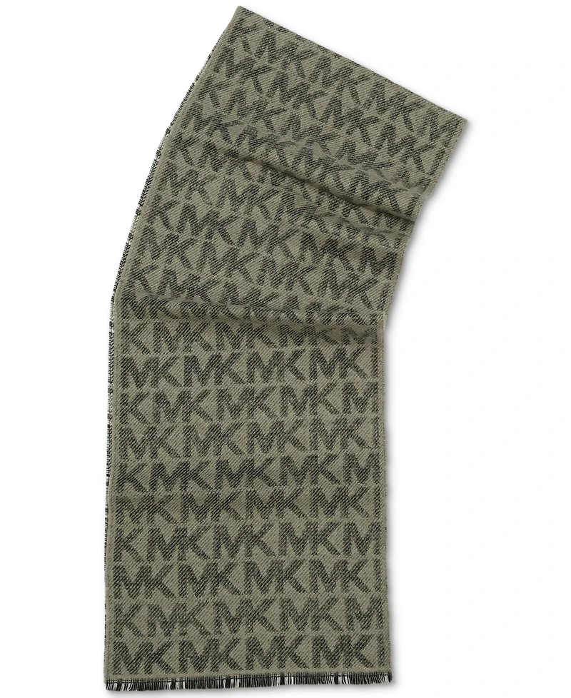 Michael Kors Men's Reversible Mk Logo Scarf