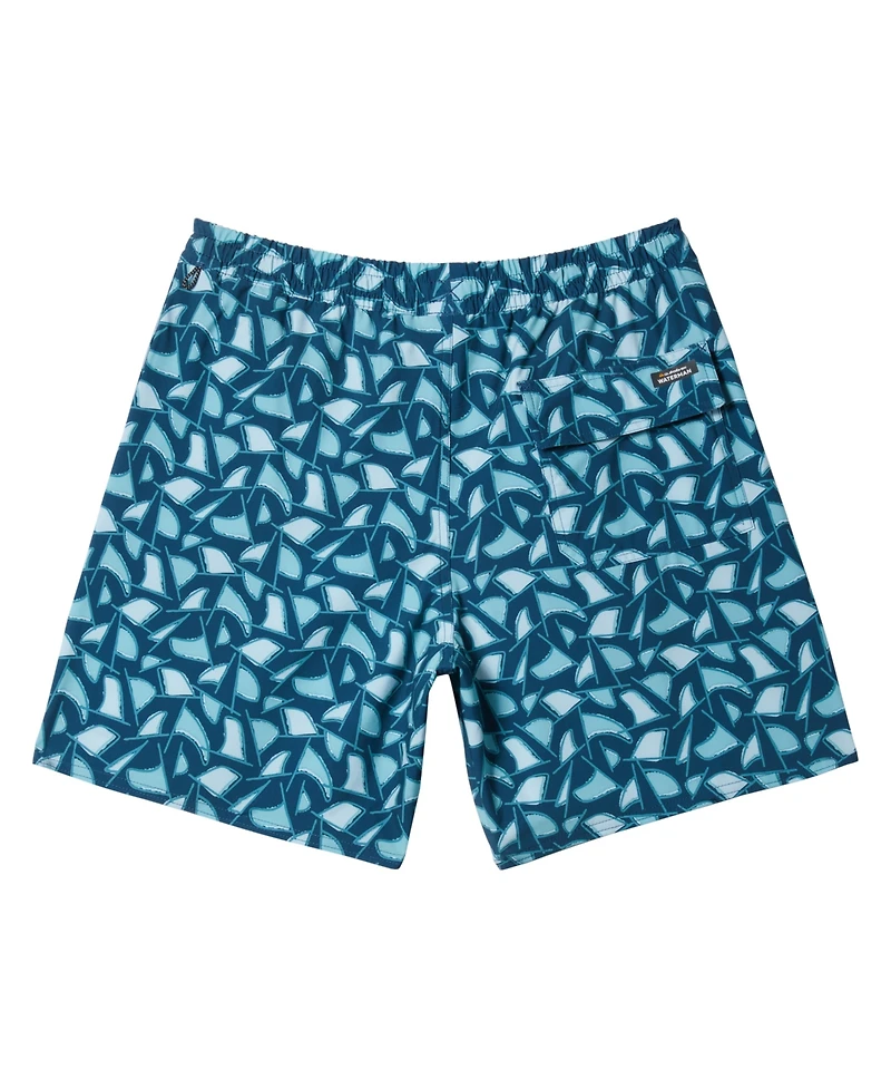 Quiksilver Waterman Men's Cluster Fin Volley 17 Swimsuit Shorts