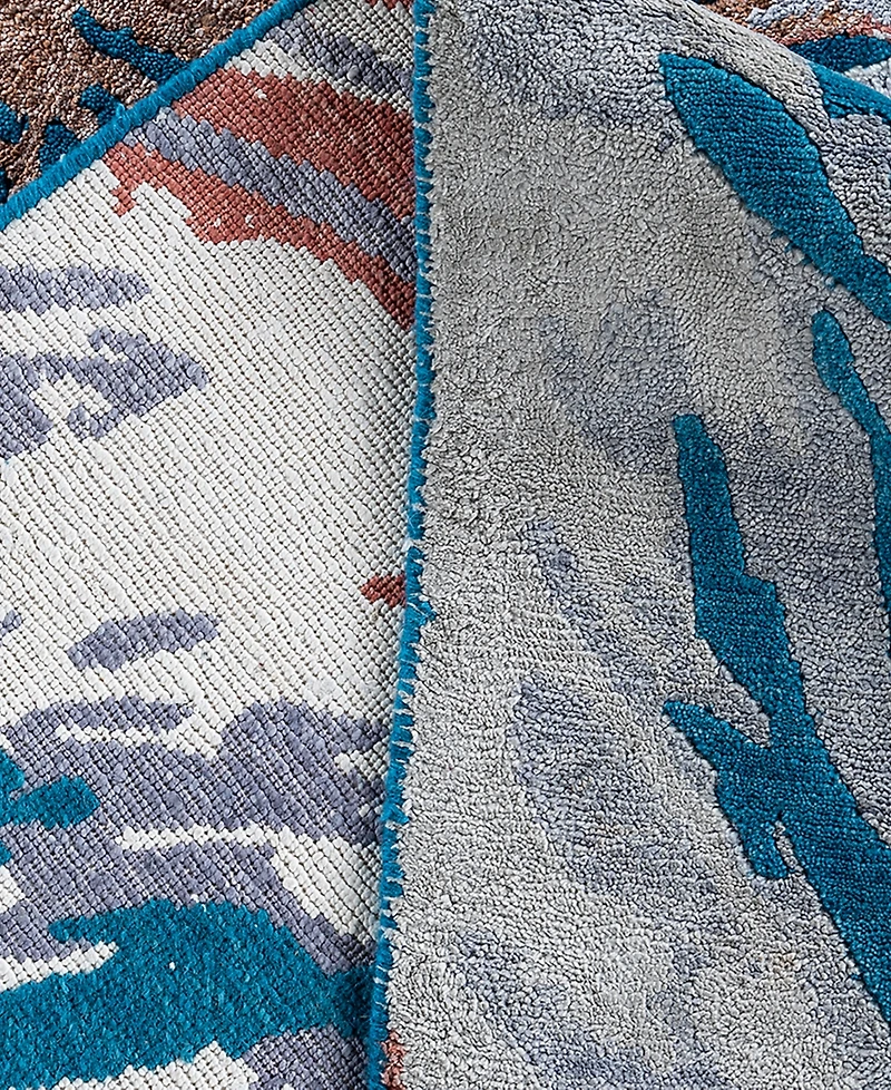 Adorn Hand Woven Rugs Indian Ooak M7074 9'2''x12'3'' Area Rug
