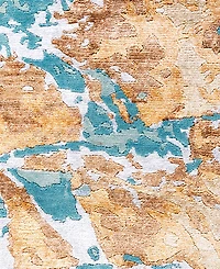 Adorn Hand Woven Rugs Indian Ooak M7493 8'2''x10'1'' Area Rug