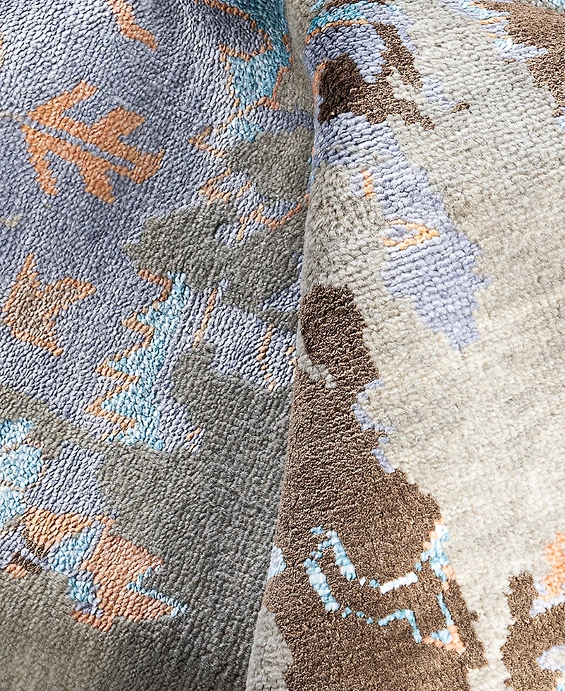 Adorn Hand Woven Rugs Indian Ooak M7101 8'1''x10'2'' Area Rug